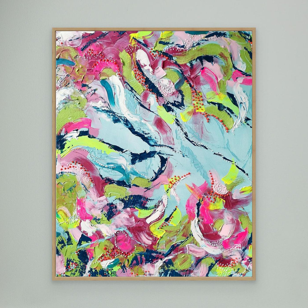 - SEA II.0 PRINT on canvas - wooden/white/black frame
